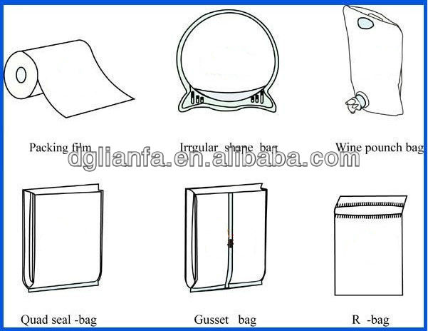 Custom Print Fin seal plastic black tea bags