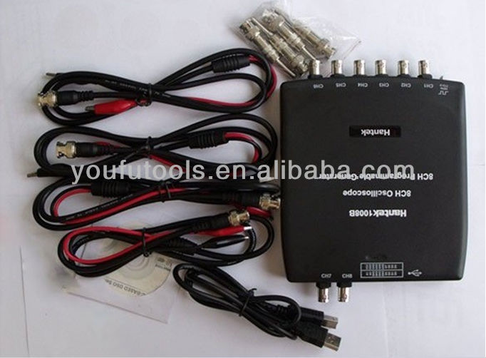 Usbhantek1008bpc- ベースのデジタルオシロスコープ/8チャンネルpcusbデジタルストレージ自動車d問屋・仕入れ・卸・卸売り