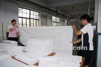 のための織物の綿のホテルのベッドのシートボックスシーツ枕ケースカバー仕入れ・メーカー・工場