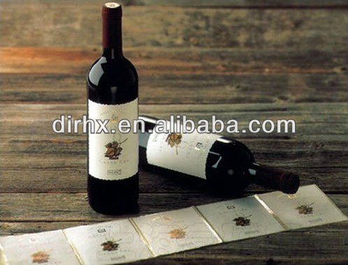 Private design Red Wine Label with Factory Price