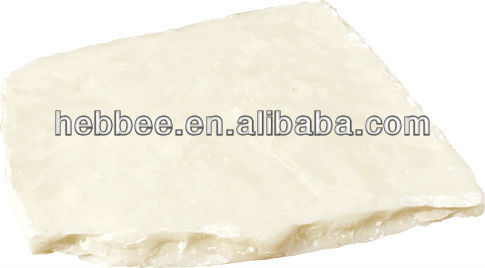 yellow and block crude beeswax