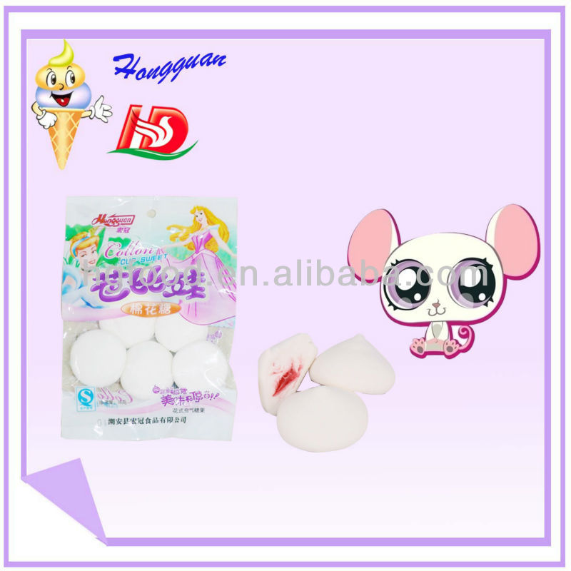 Ball shape mini marshmallow candy