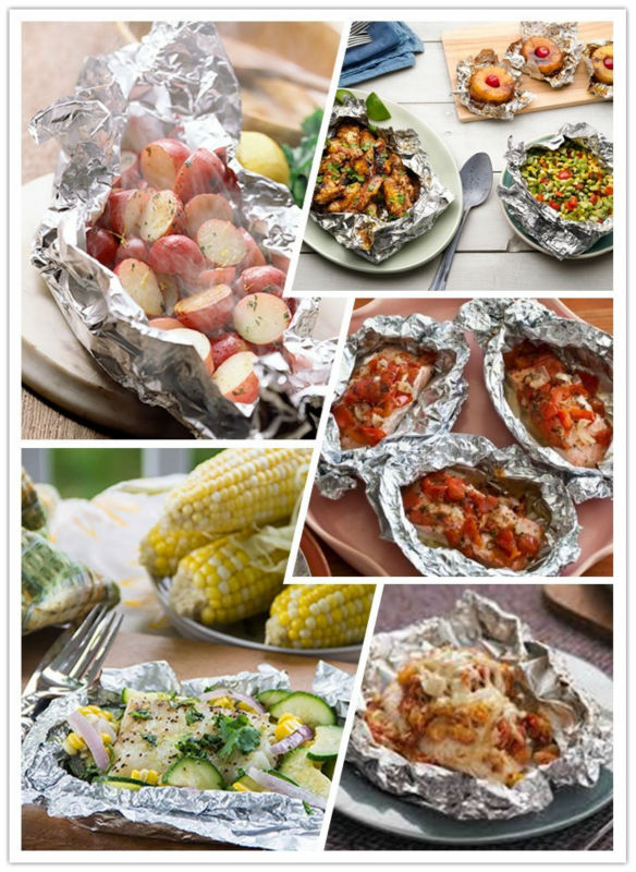 safe food Foil Wrapping Paper for chocolate bar,fried food,corn,butter