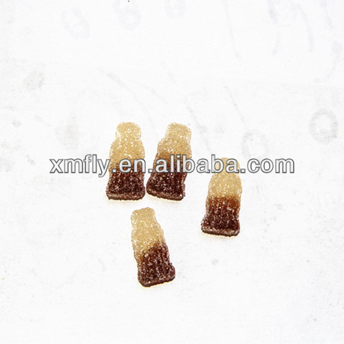 sugar coated cola shape jelly sour cola candy