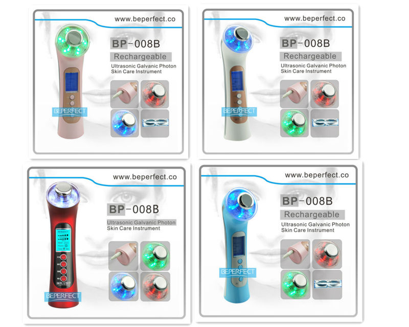 Bp-008の新しい美容製品フォトニックとガルバニック2014年ultrosonicと顔の皮膚マッサージ機問屋・仕入れ・卸・卸売り