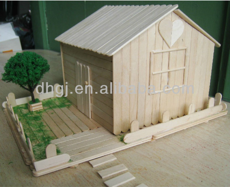 カラフルな木製140ミリメートルアイスクリーム木の棒のためのdiyの付属品問屋・仕入れ・卸・卸売り