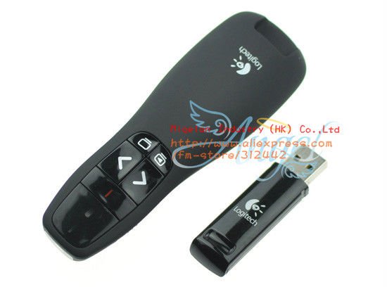 Wholesale 2.4G RF Mini Wireless Red Laser Pointer Presenter with USB Interfaces +Free shipping #AA005