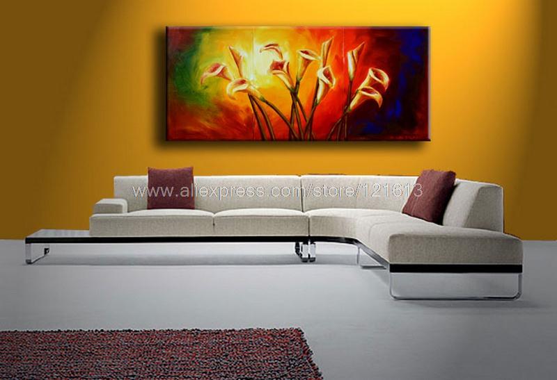 Fotos De Telas Para Sala De Jantar ~ Lírios de Calla pintura a óleo sobre tela sala de jantar decoração Fotos De Telas Para Sala De Jantar ~ Lírios de Calla pintura a óleo sobre tela sala de jantar decoração