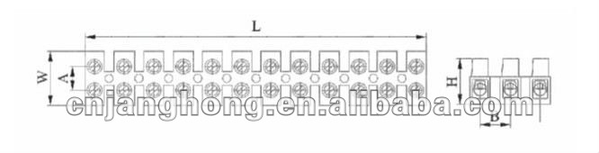 h型10a電気式ターミナルブロック仕入れ・メーカー・工場