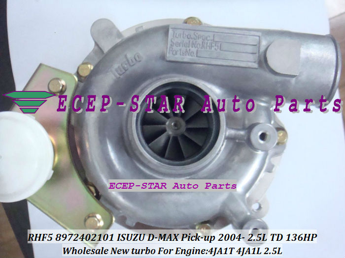 RHF5 8972402101 TURBINE turbocharger TURBO Fit For ISUZU D-MAX Pick-up 2004- 2.5L TD 4JA1T 4JA1L 136HP (4)