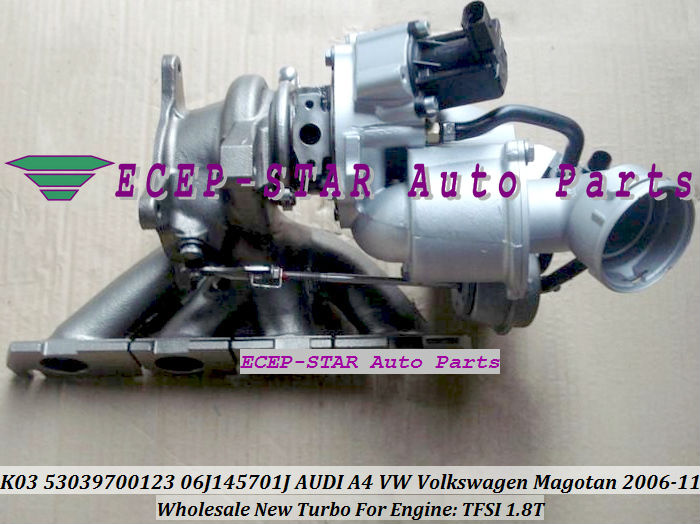 K03 53039880123 53039700123 06J145701J Turbo Turbocharger For AUDI A4 VW Volkswagen Magotan 2006-2011 TFSI 1.8T (8)