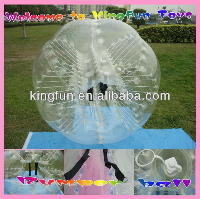 PVC crazy inflatable ball suit,inflatable bumper bubble ball