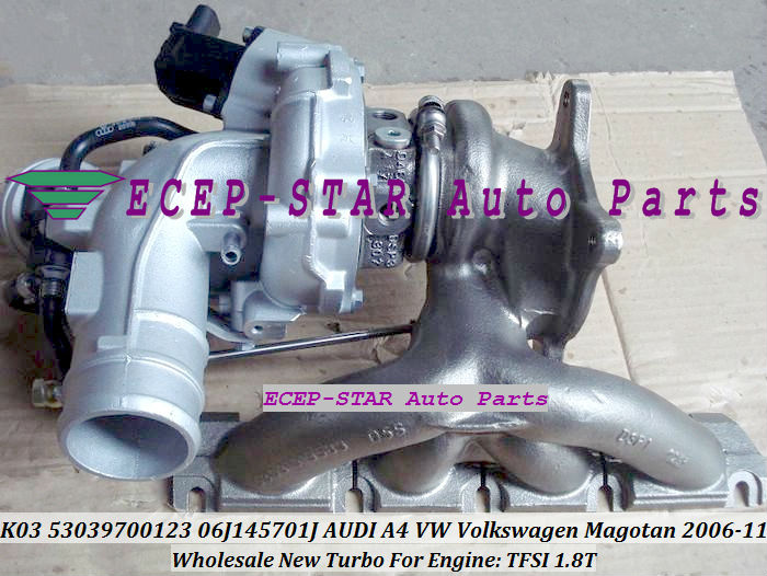 K03 53039880123 53039700123 06J145701J Turbo Turbocharger For AUDI A4 VW Volkswagen Magotan 2006-2011 TFSI 1.8T (9)