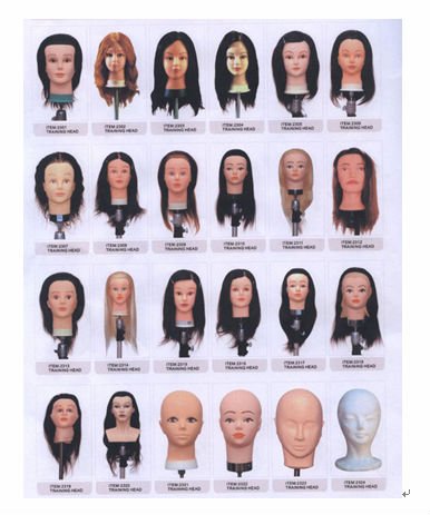 熱い販売の美容師2014年女性のトレーニングのヘッド、 練習の頭部問屋・仕入れ・卸・卸売り