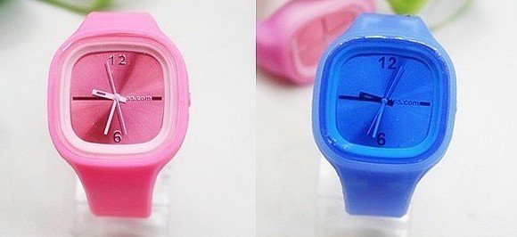 Mulan'S FREE SHIPPING Top Selling 5 Types Jelly Silicone Watch 100pcs/lot Free Shipping