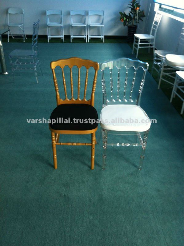 クリアクリスタル樹脂ナポレオンの椅子クッション付き問屋・仕入れ・卸・卸売り