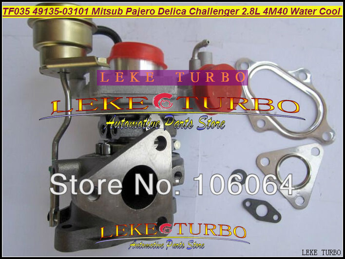 TF035HM-12T TD04 49135-03101 49135-03100 Turbo for Mitsubishi PAJERO Delica Challenger 2.8LD engine 4M40 Water W-CAR turbocharger (3)