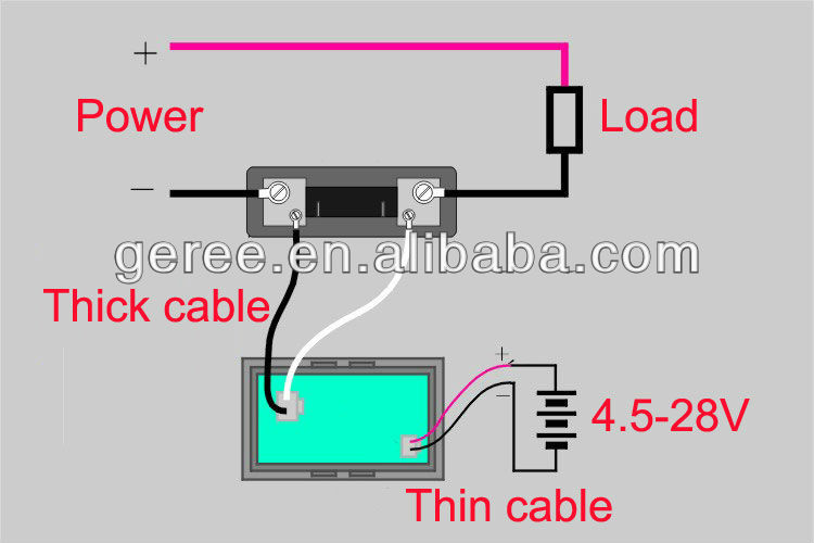 赤色leddc12v/24v0-50a電流計問屋・仕入れ・卸・卸売り