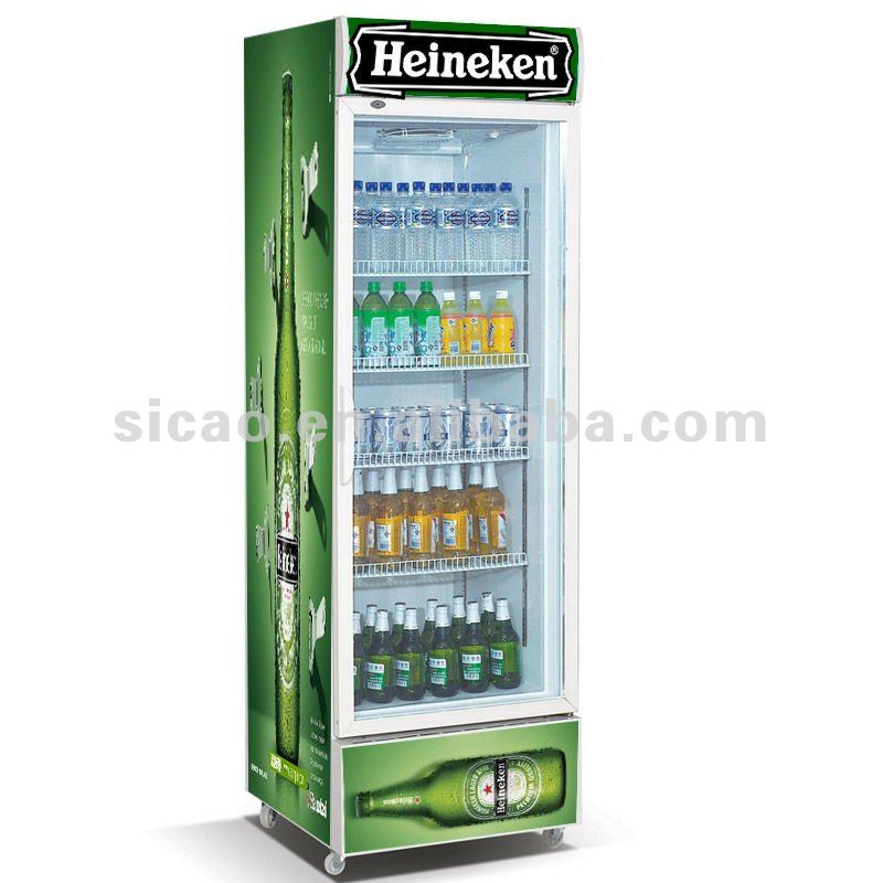 360リットルディスプレイ冷蔵庫、 ガラスドアのエネルギードリンクディスプレイ冷蔵庫衛生バドワイザービール、 ペプシ、 cokaコーラ問屋・仕入れ・卸・卸売り