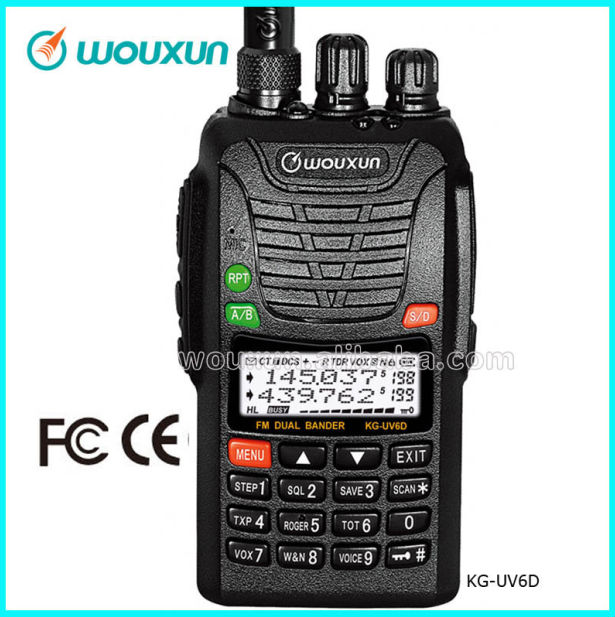 ... band two way radio wouxun walkie talkie radio certifaction KG-UV6D