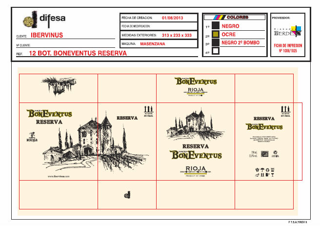 Dominio BONEVENTUS RESERVA - (Rioja) High Quality Spanish red wine