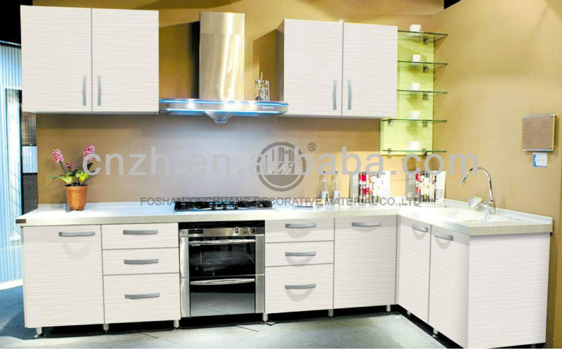 Mdf laminado de melamina moderno acry/pvc/modelismo mueble cocina ...