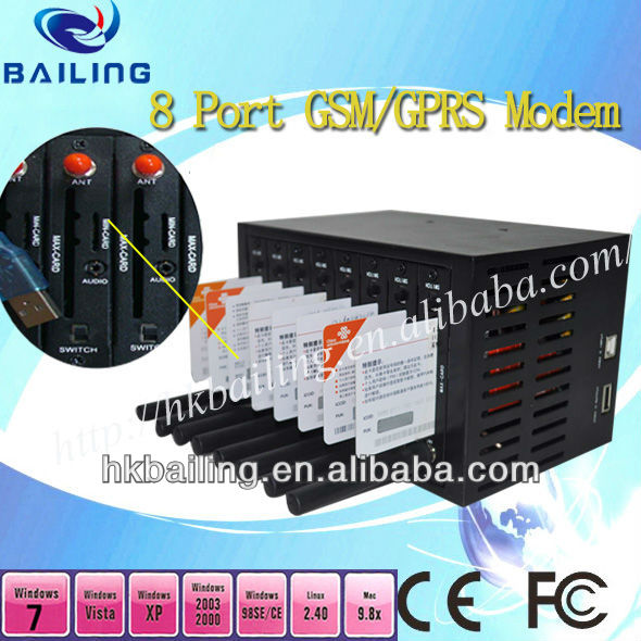 gsmsmsモデム8tc35iポートのサポート、 モバイル充電システム問屋・仕入れ・卸・卸売り