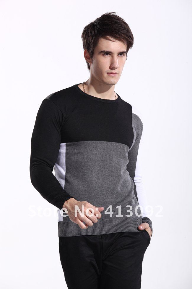 Мужской пуловер 2012 autumn outfit new man leisure sweater line unlined upper garment sweater size M-2XL, store NO 413092 Мужской пуловер 2012 autumn outfit new man leisure sweater line unlined upper garment sweater size M-2XL, store NO 413092