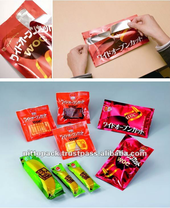 Easy open chocolate bar packaging pouch