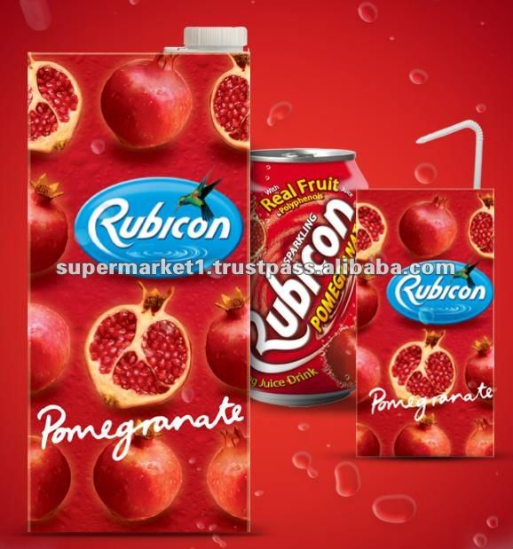 Rubicon PomegranateExotic Soft Drink - 330ml Cans - 24x = 1 Case