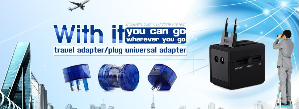 USA Europe hot sale travel adapters electrical plugs adapter durable multi usb adapter