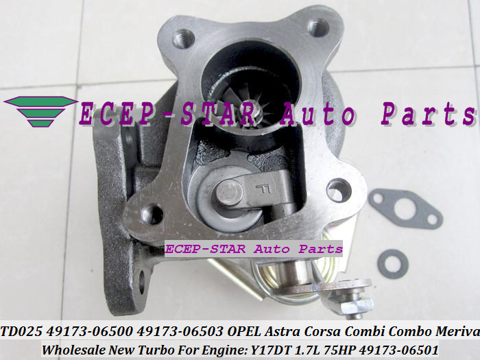 - TD025 49173-06500 49173-06501 49173-06503 Turbo Turbocharger For OPEL Astra Corsa Combi Combo Meriva Y17DT 1.7L 75HP (7)