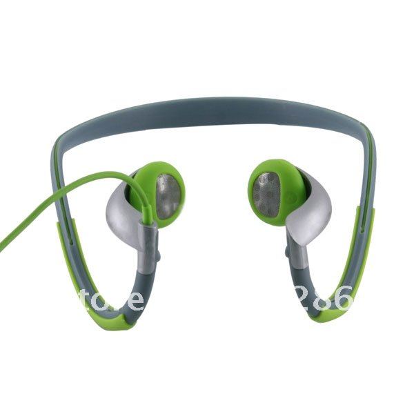 Promotion 1 Pcs Free Shipping Sports Headset Earphone,sport headphone for mp3,mp4 in plastic box