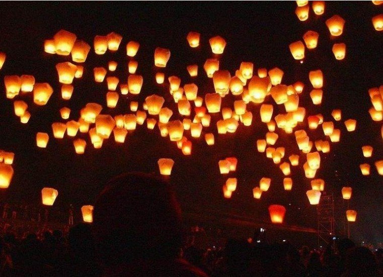 12pcs lot Sky Lanterns Wishing Lamp SKY CHINESE LANTERNS BIRTHDAY WEDDING 