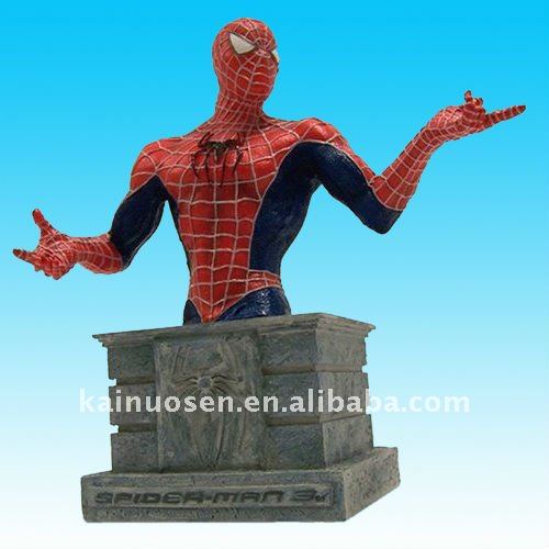 Figurine Spiderman 2D, en résine, de dimensions 9x7, 5 cm, à prix fantastique