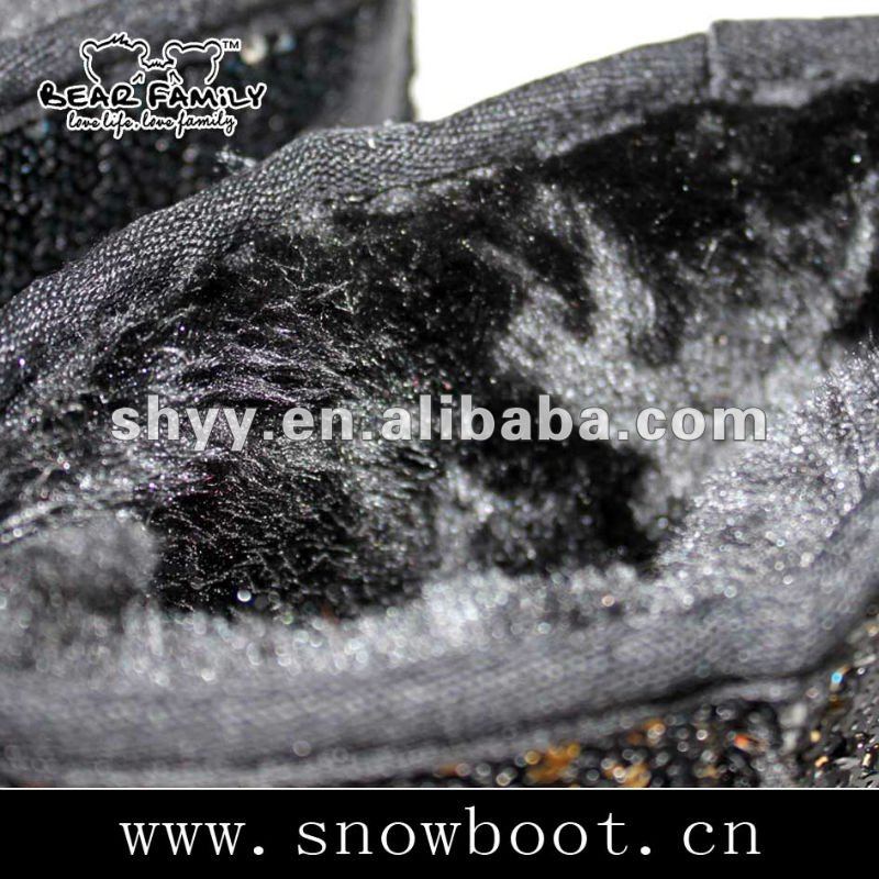 スパンコールの方法ブーツの新しい生地の冬は2012年を追い出す問屋・仕入れ・卸・卸売り