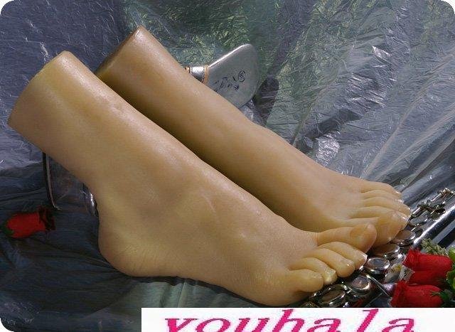 Wholesale sex product solid silicone rubber feet real doll Pussy Feet female