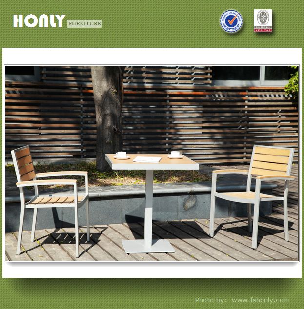 Aluminium solid teak furniture restaurant teak wood outdoor furniture