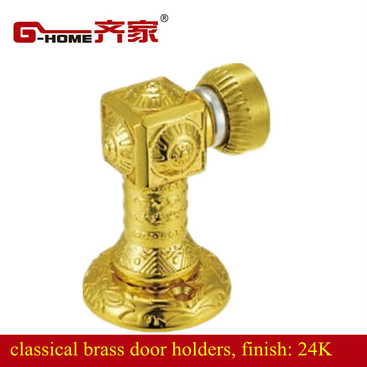 最高品質のドアホルダー真鍮のドアが停止する装飾的なパターンを持つ仕入れ・メーカー・工場