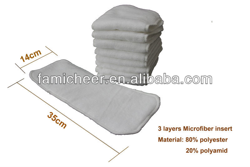 正方形のウィングカラー2014年famicheerスナップを倍増させるワンサイズフィット布おむつ、 ダブルレッグ洗えるおむつガセット 問屋・仕入れ・卸・卸売り