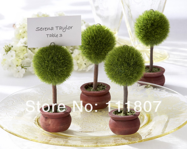 Potted flower wedding favor