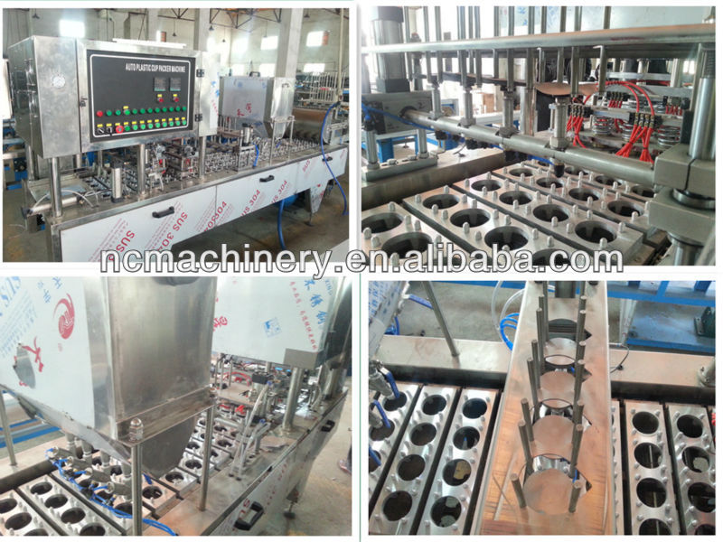 Fully automatic mineral water cup filling and sealing machine