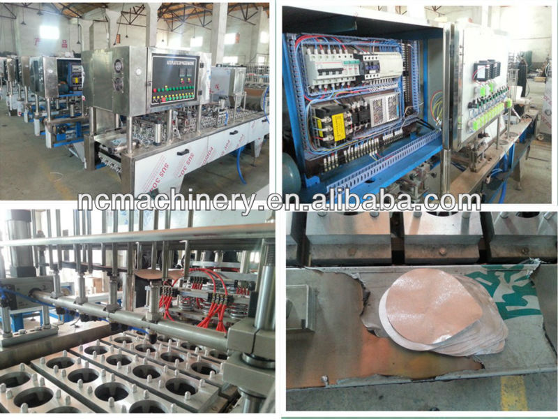 Fully automatic mineral water cup filling and sealing machine