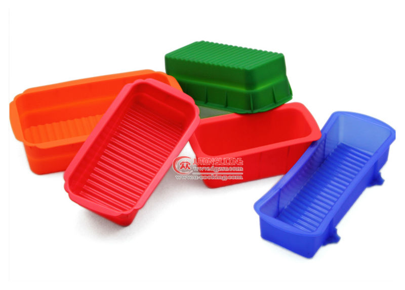 Large Green Square Practical Silicon Molds For Cake Decorating