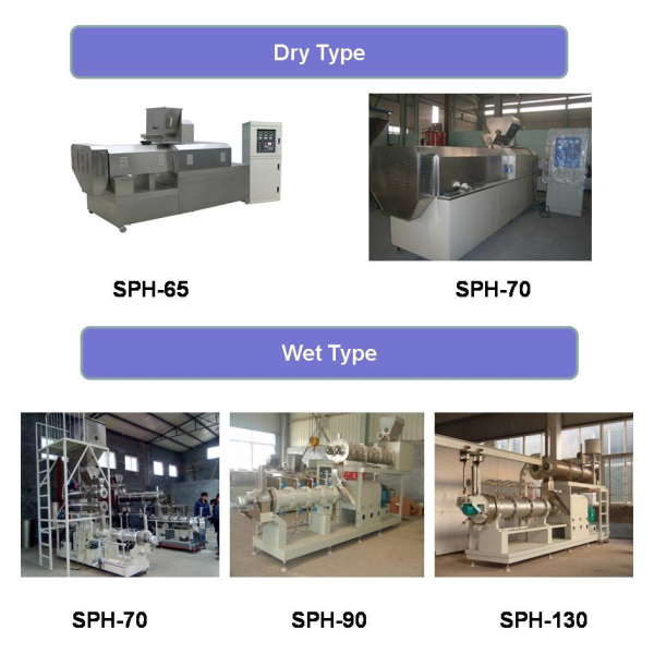 Qidong SPH-90 floating & sinking fish feed pellets machine