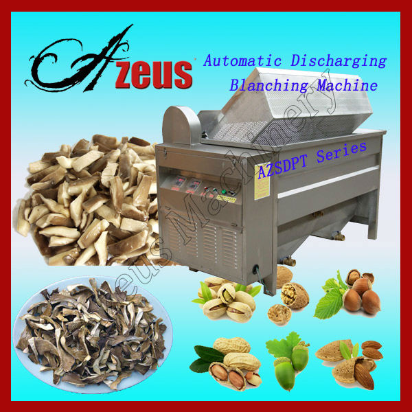 DPT Series Machine: Automatic Discharge Chicken Feet Blanching Peanut Machine