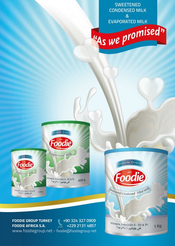 FOODIE EVAPORATED MILK,Turkey FOODIE price supplier 21food