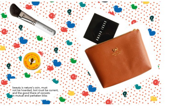 Korea Style Sweet Bow Design Zipper Cosmetic Bag 5 Color Make Up