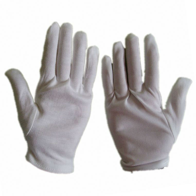 安全白い作業綿のドライバー手袋問屋・仕入れ・卸・卸売り