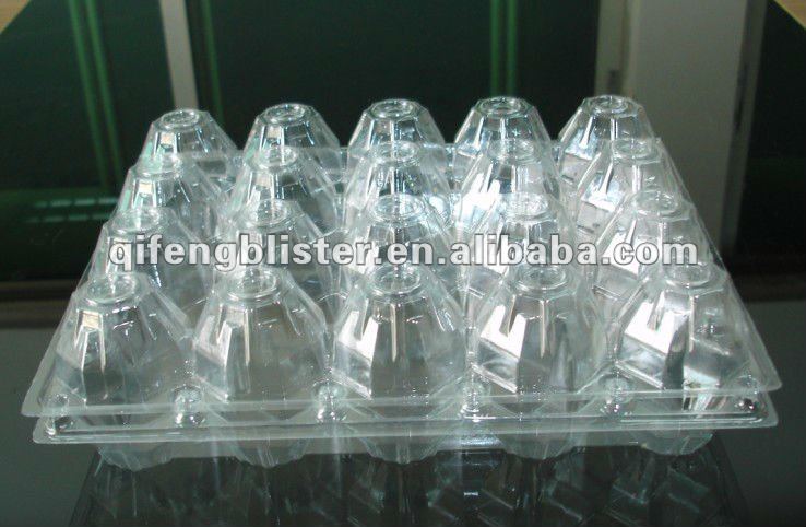 Pp/pvc/ペットプラスチックの卵トレイ/プラスチック使い捨てペット卵トレイ/30穴プラスチックの卵トレイ仕入れ・メーカー・工場